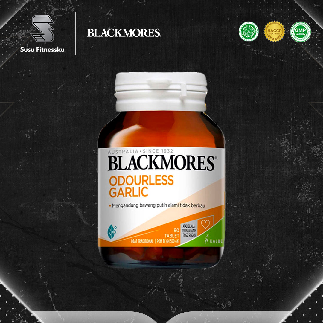 Blackmores Odourless Garlic 90 Tablet Bawang Putih Alami Darah Tinggi