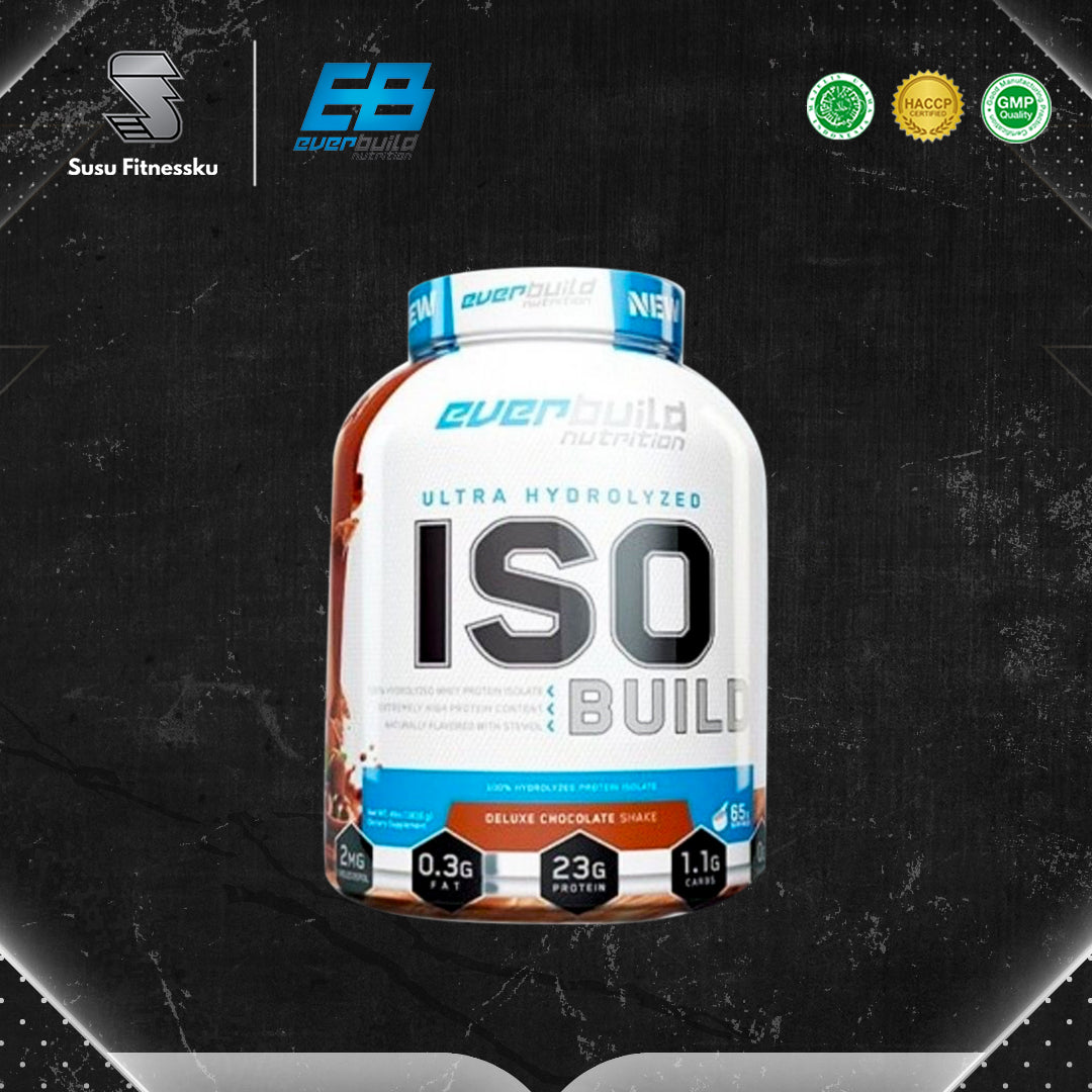 Everbuild Iso Build 5lbs Hydrolized Whey Protein Isolate seperti Iso 100 ANS N ISO