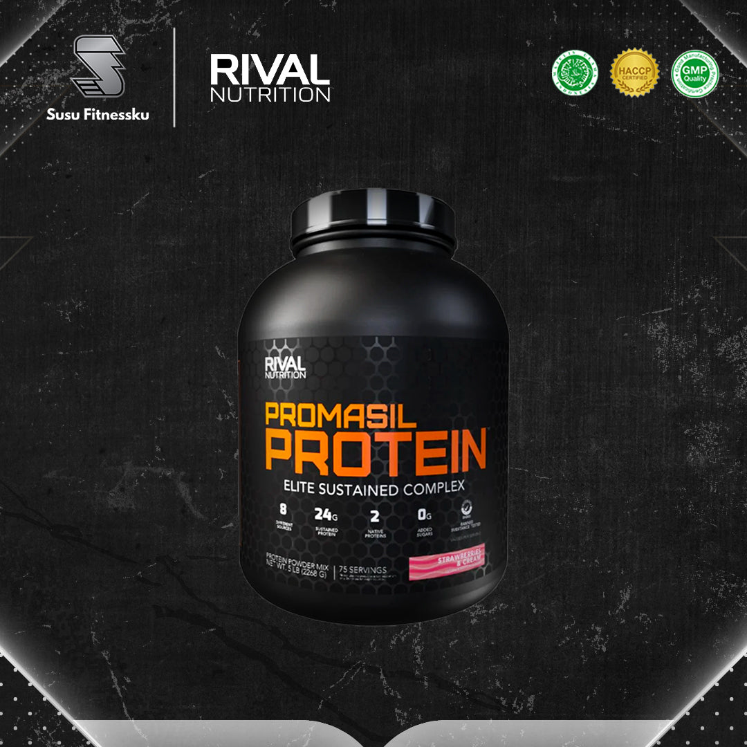 RIVAL PROMASIL Protein 5lbs 5lb Whey protein Blend Time release Whey Protein