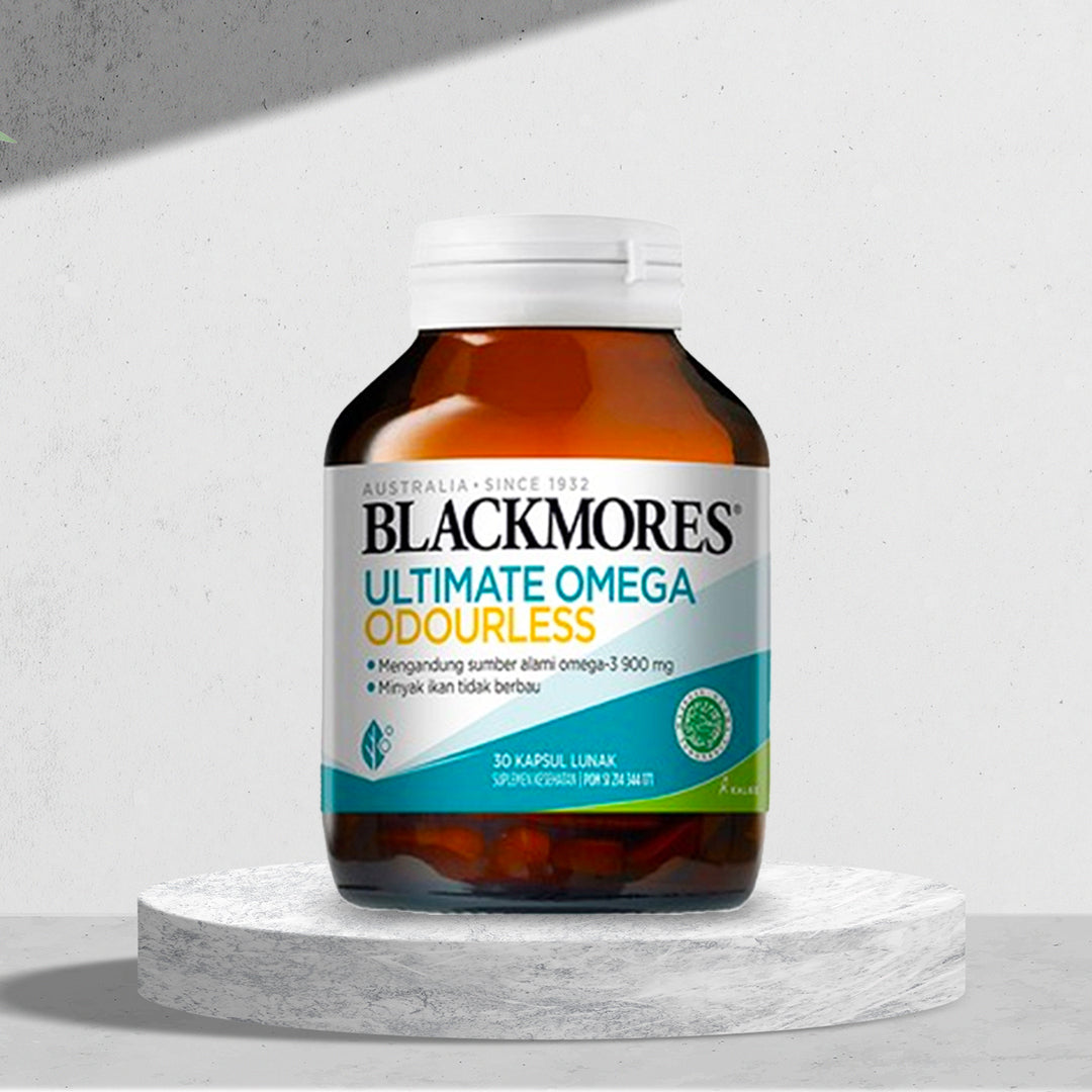 Blackmores Ultimate Omega 30 Capsul - 150 Capsul Minyak Ikan Omega 3 Tidak Berbau