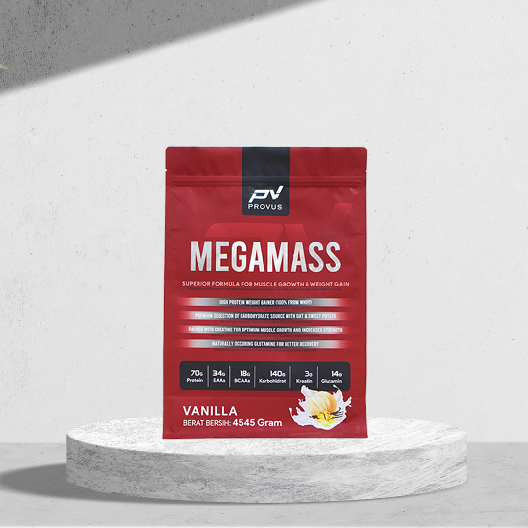 Provus Mega Mass 10 lb - 20 Serving Weight Gainer Penambah Berat Badan