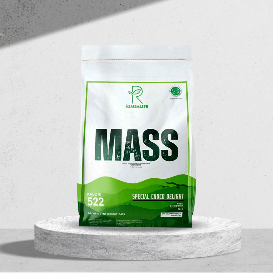 Rimbalife Rimba Mass 2lbs Rimbamass 2lb 900 Gram Gainer Bulking Susu penambah berat badan